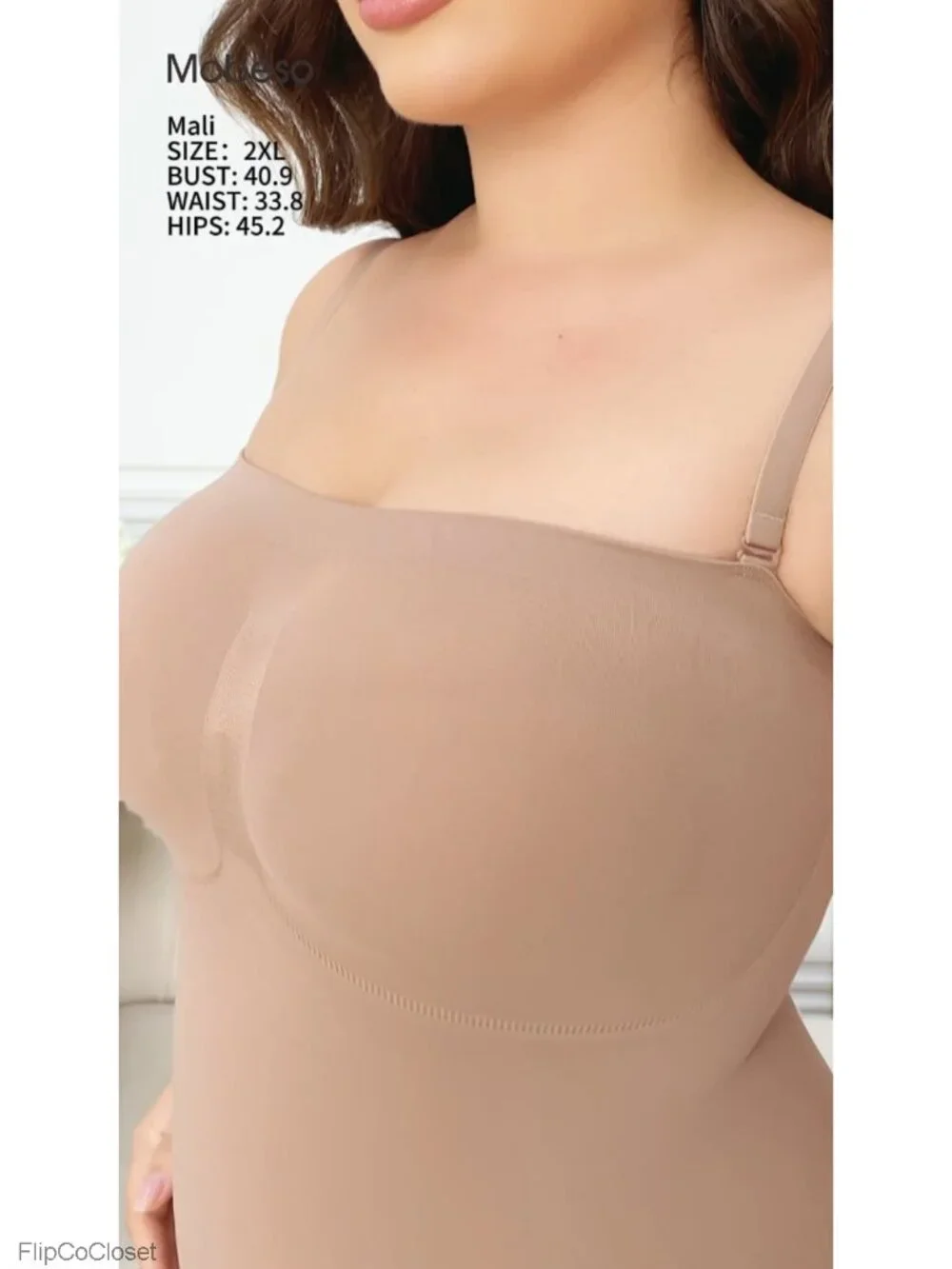 Strapless Shapewear Bodysuit Tummy Control Seamless Body Shaper Removable Straps_6